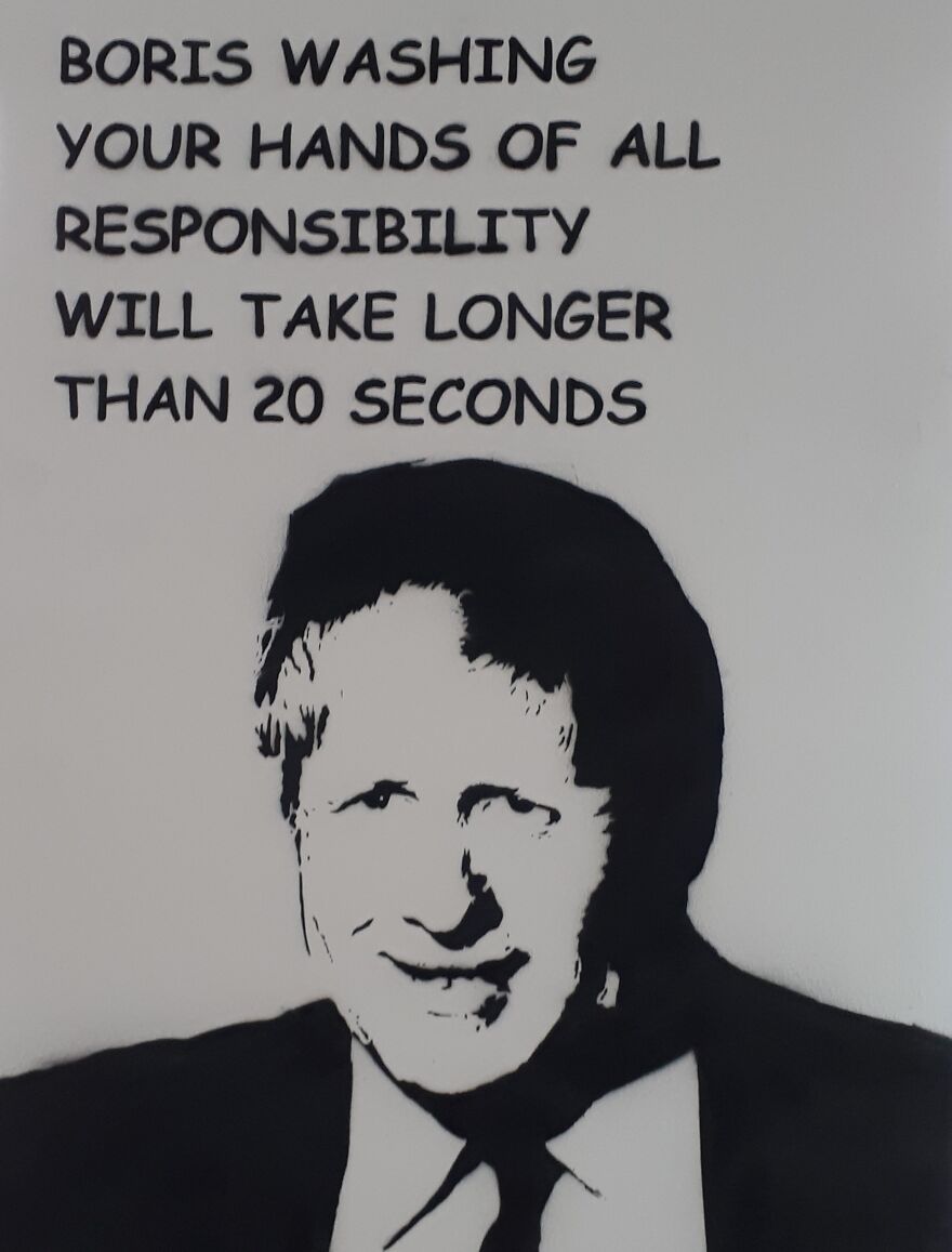 Blood On Your Hands.painted In Weston Super Mare