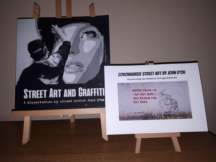 Coronavirus Street Art Available From Www.john-Doh.co.uk