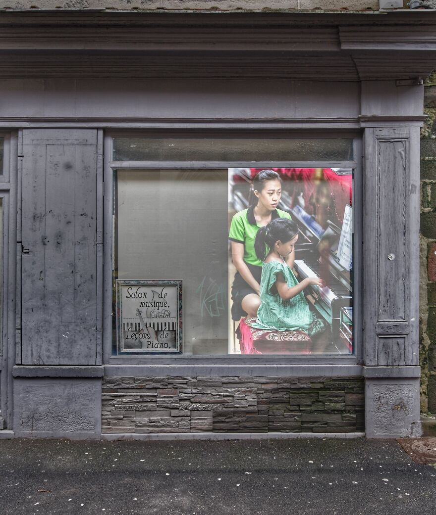Digital-Art-Shops-Reopened-Superimposing-Photos-Lockdown-Aurillac-Bernard-Russo