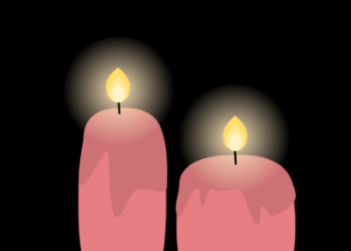 Digitally Drawn Candles I Made A While Ago