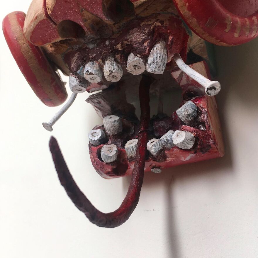 I Made Masks And Faces From Reclaimed Materials I Made Masks And Faces From Reclaimed Materials