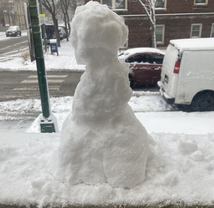 The Snow Didn't Stick Good, So...