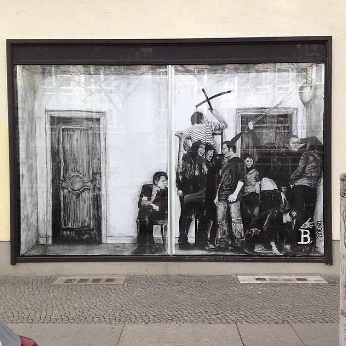 French Artist Brings Life To Buildings And Monotonous Objects On Parisian Streets With His Art