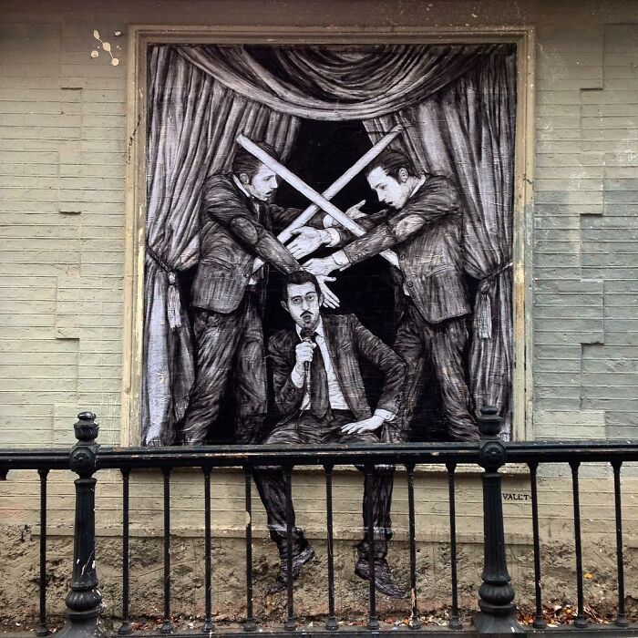 French Artist Brings Life To Buildings And Monotonous Objects On Parisian Streets With His Art