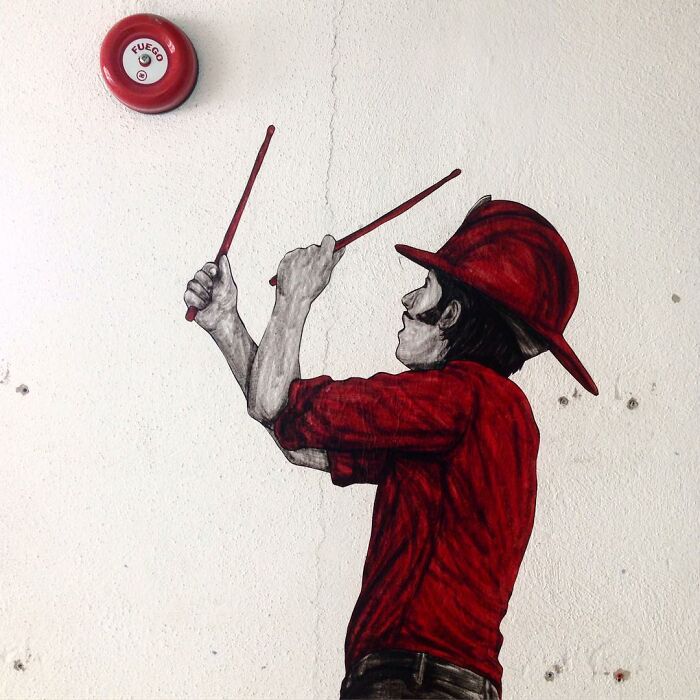 French Artist Brings Life To Buildings And Monotonous Objects On Parisian Streets With His Art