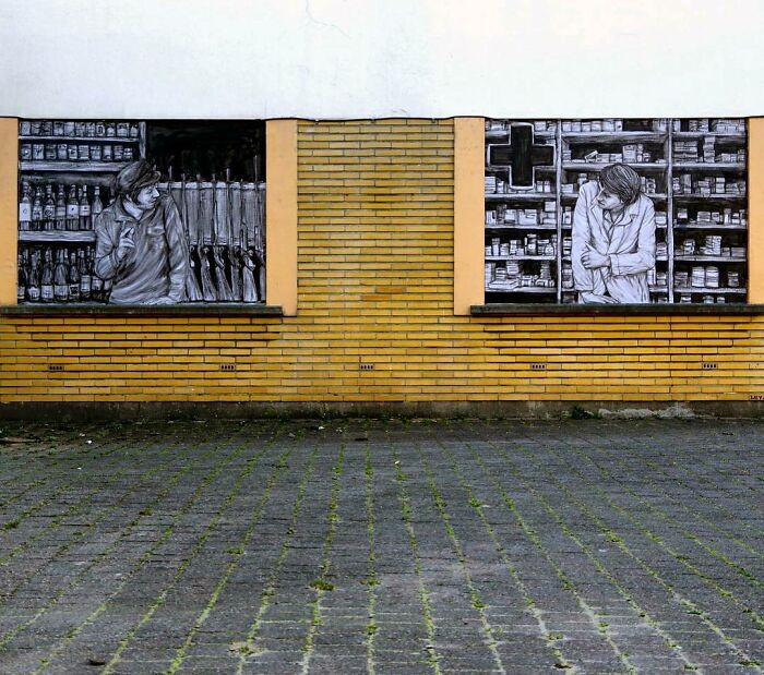 French Artist Brings Life To Buildings And Monotonous Objects On Parisian Streets With His Art