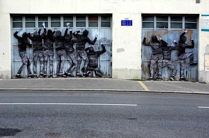 French Artist Brings Life To Buildings And Monotonous Objects On Parisian Streets With His Art