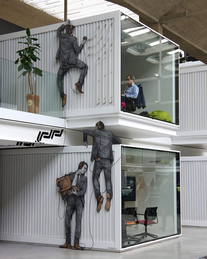 French Artist Brings Life To Buildings And Monotonous Objects On Parisian Streets With His Art