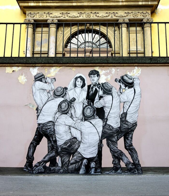 French Artist Brings Life To Buildings And Monotonous Objects On Parisian Streets With His Art