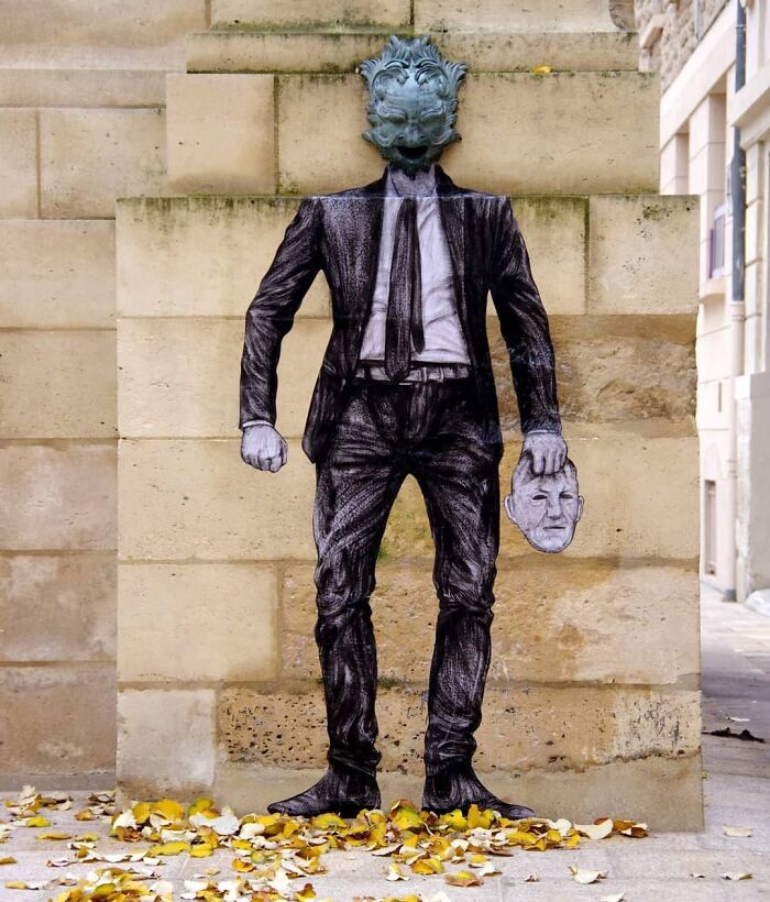 French Artist Brings Life To Buildings And Monotonous Objects On Parisian Streets With His Art