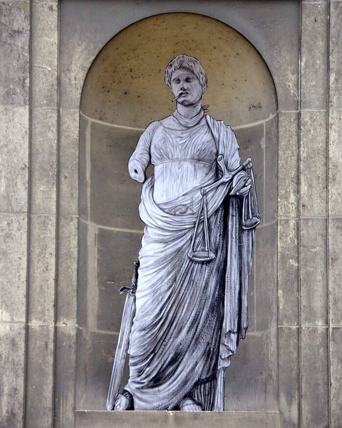 French Artist Brings Life To Buildings And Monotonous Objects On Parisian Streets With His Art