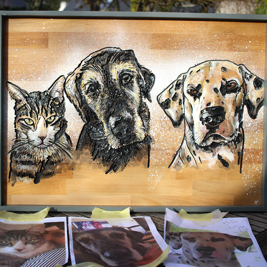 My Handmade Wood Engraved Portraits (34 Pics)