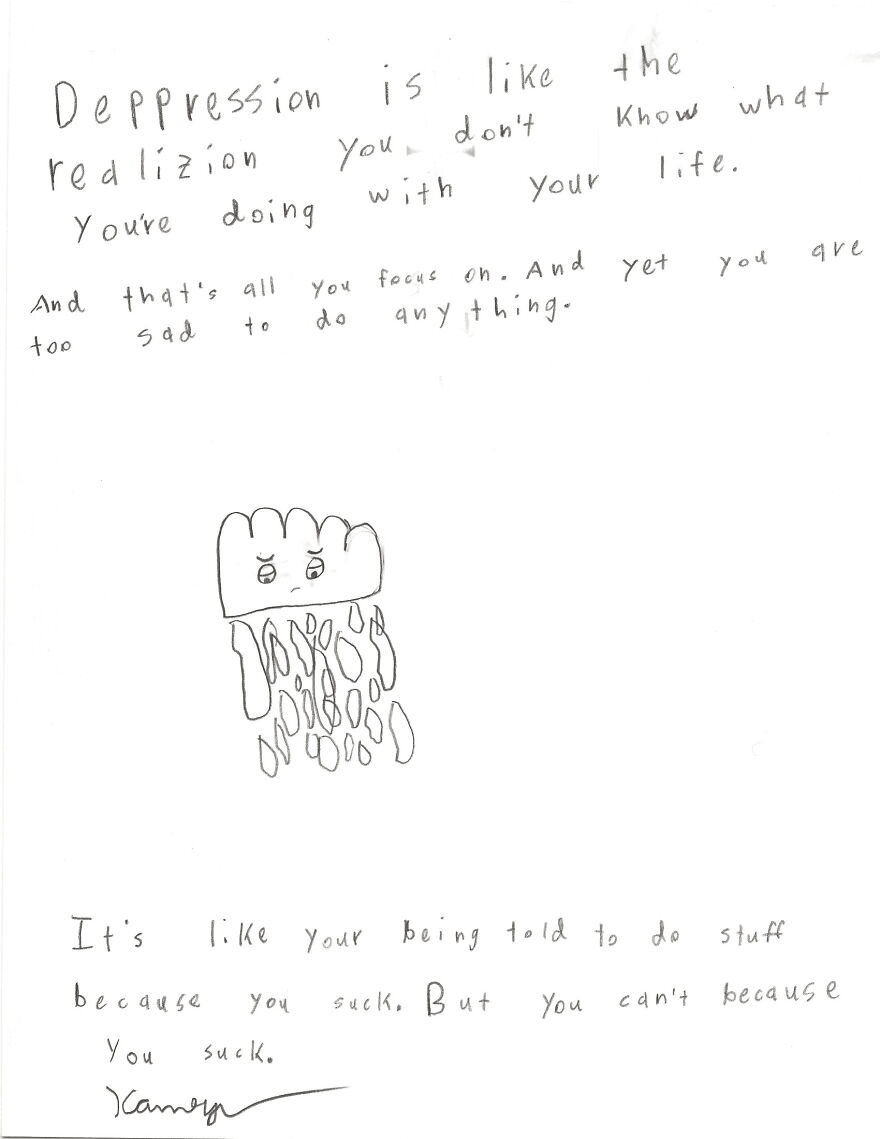 I Made Pictures To Show What Depression Is Like