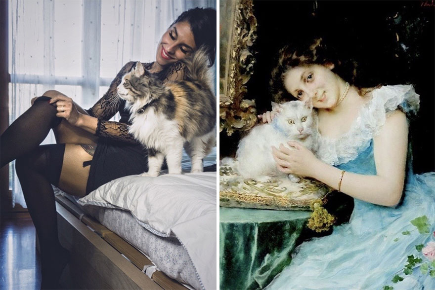 Lisa & Morgana. Painting By Federico Andreotti