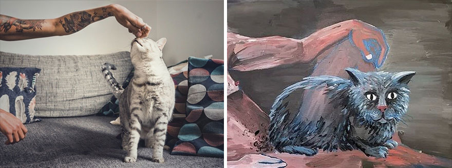 Pinot. Painting By Cate White