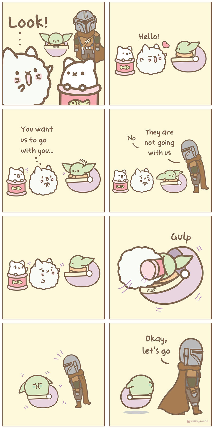 When You Want To Go And Play With Your Friends And Your Dad Says No, Just Copy The Child Aka Baby Yoda