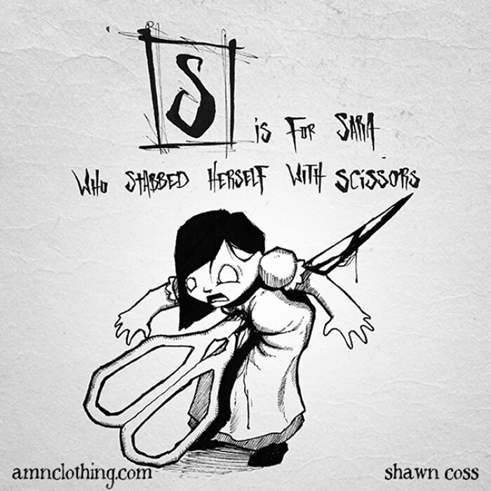 Drawings-Grim-Tribute-Edward-Goreys-Gashlycrumb-Tinies-Shawn-Coss