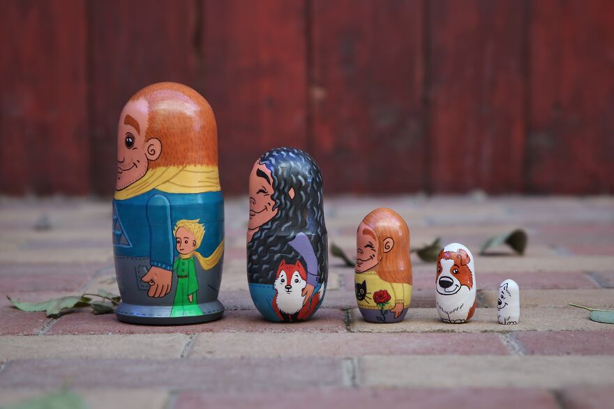 For This Holiday Season, I Created A Matryoshka Of My Family For This Holiday Season, I Created A Matryoshka Of My Family