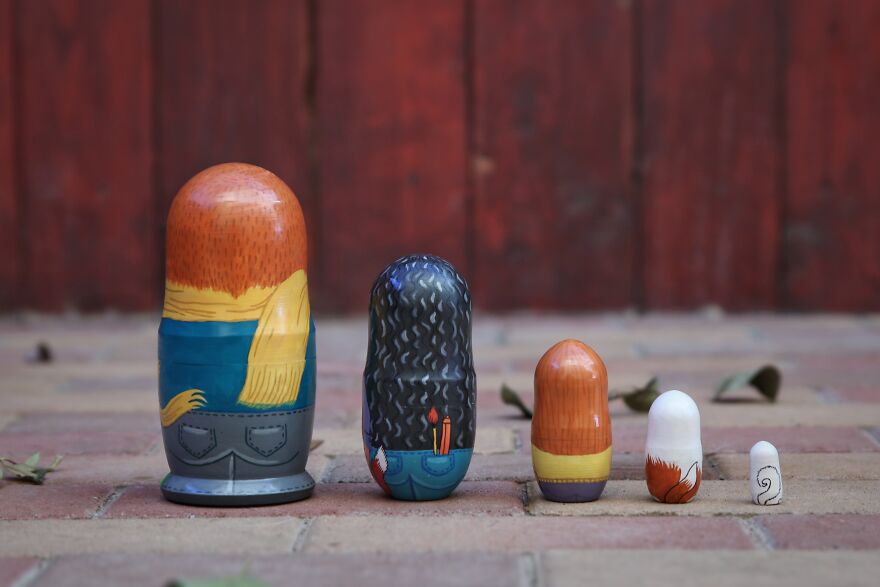 For This Holiday Season, I Created A Matryoshka Of My Family For This Holiday Season, I Created A Matryoshka Of My Family