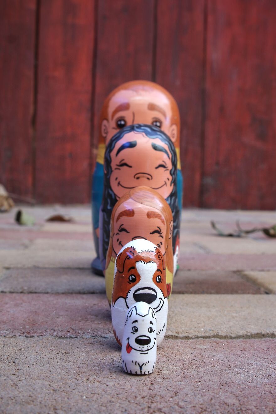 For This Holiday Season, I Created A Matryoshka Of My Family For This Holiday Season, I Created A Matryoshka Of My Family