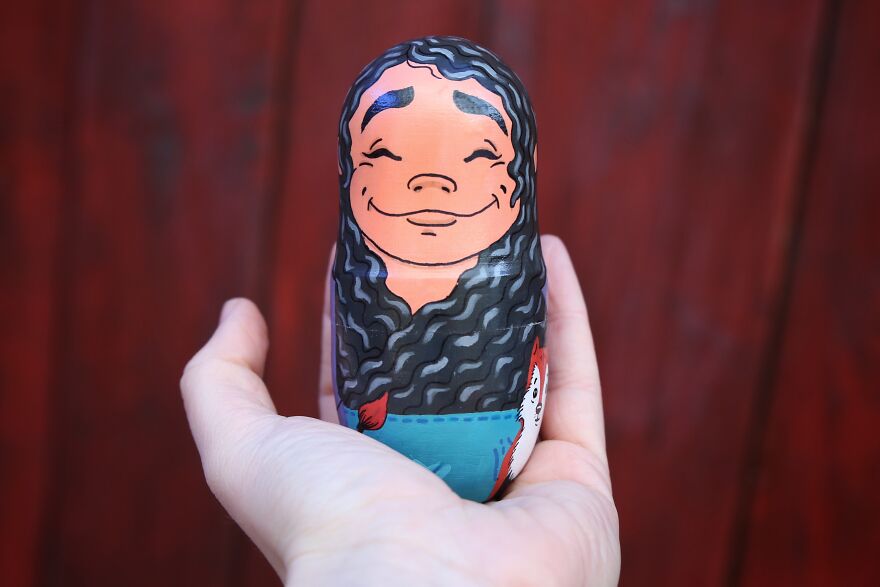 For This Holiday Season, I Created A Matryoshka Of My Family For This Holiday Season, I Created A Matryoshka Of My Family
