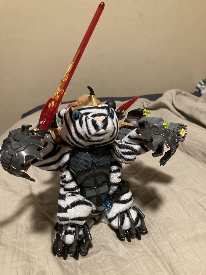 This Is Snowy Again, I Remember Making A LEGO Suit For Him. Will Gladly Scare/Beat Up Any Nightmares Away