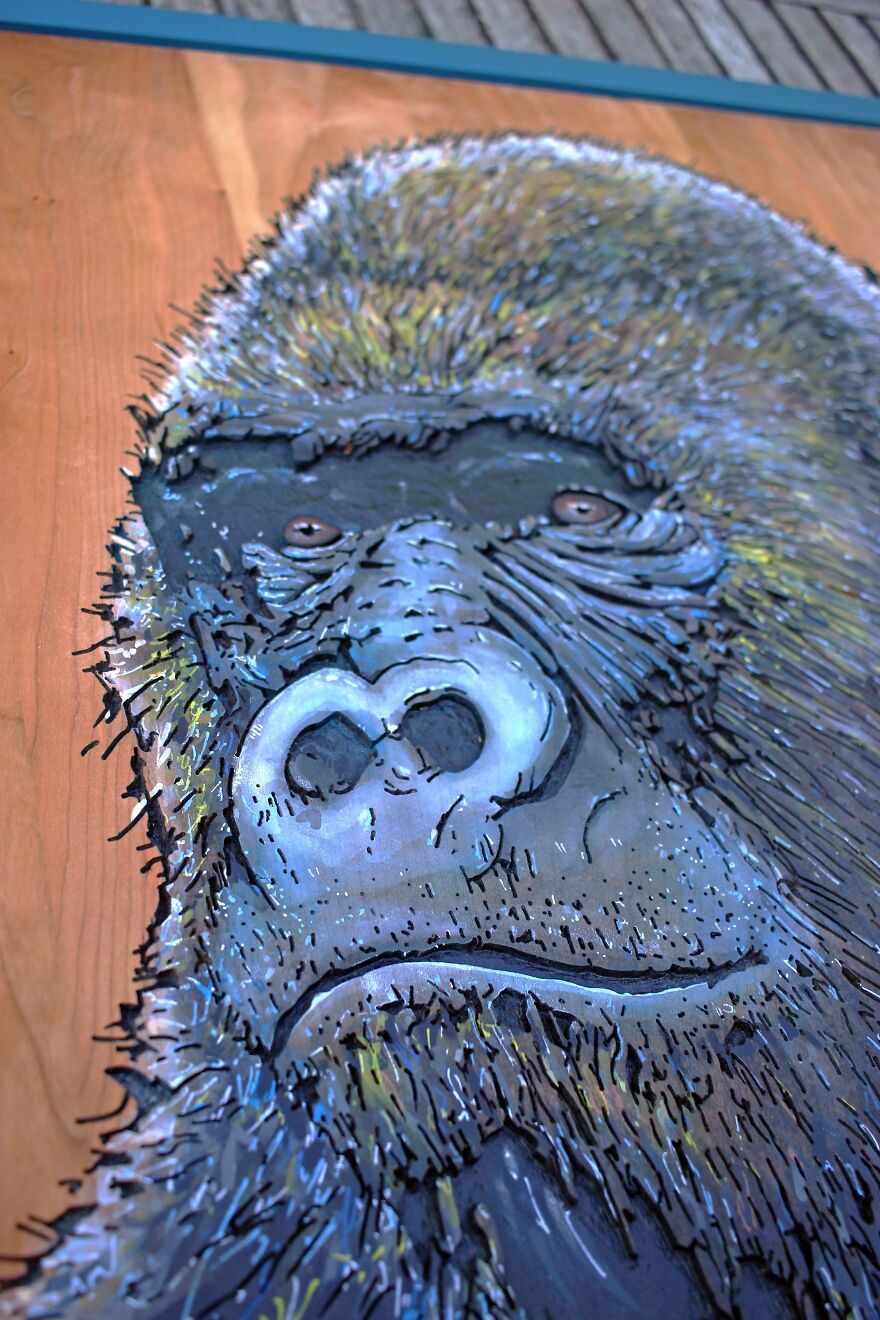 My Handmade Wood Engraved Portraits (34 Pics)