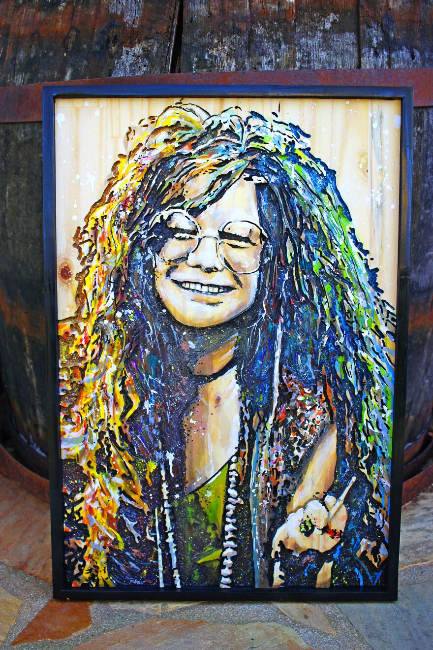 My Handmade Wood Engraved Portraits (34 Pics)