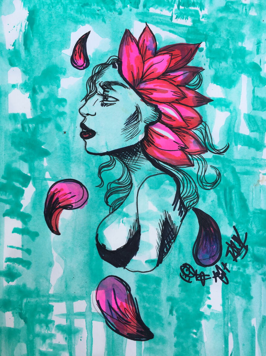 "Lotus Girl Card" (2020)