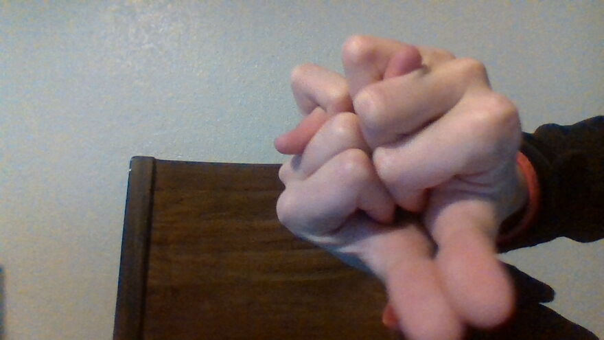 I Can Make A Face With My Hands!