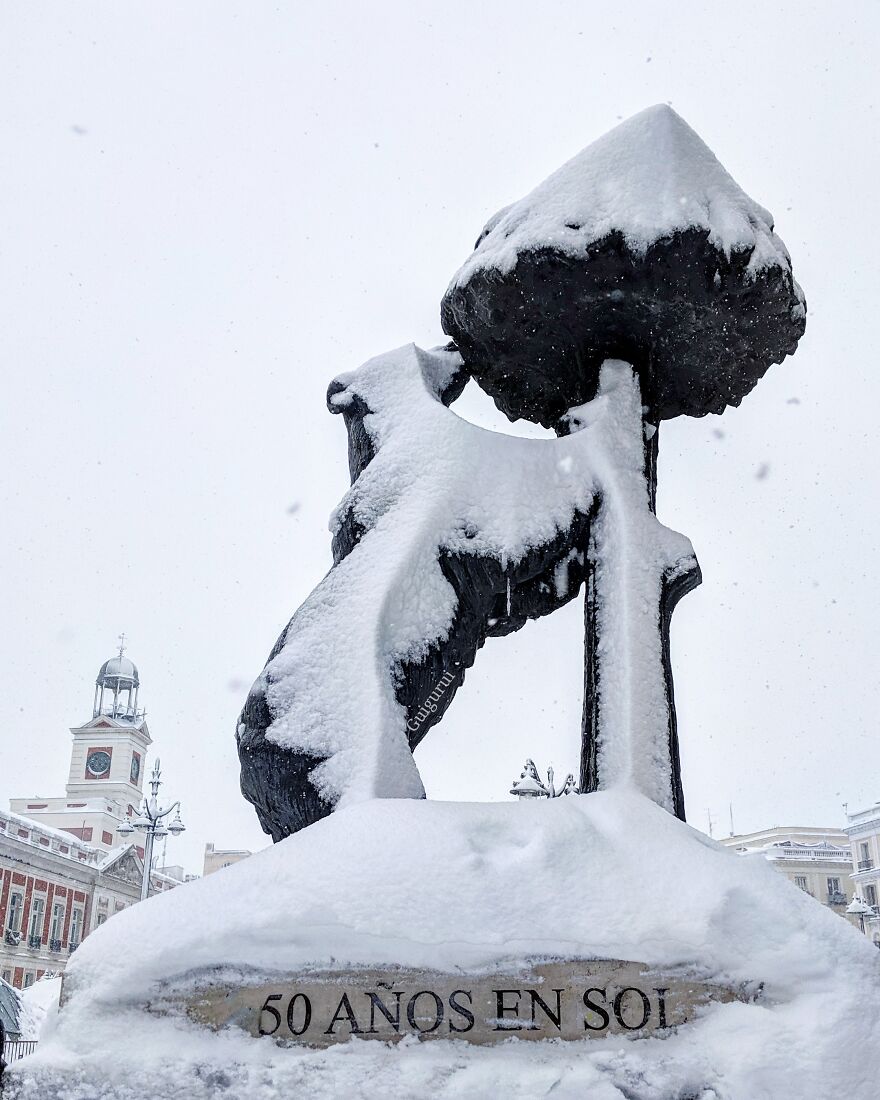 Madrid´s Iconic Statue "El Oso Y El Madroño"