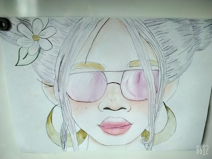 I Am Really Proud Of This Drawing Of A Girl I Drew