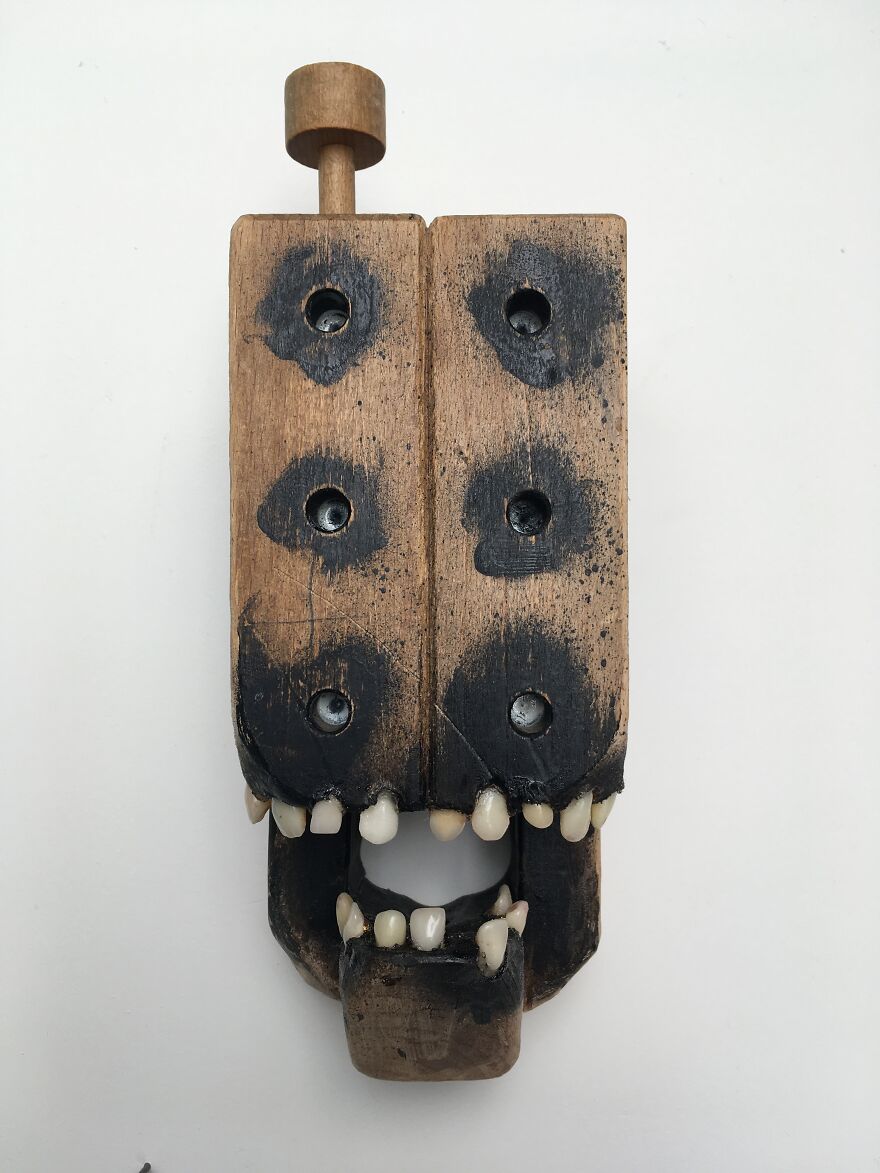 I Made Masks And Faces From Reclaimed Materials I Made Masks And Faces From Reclaimed Materials