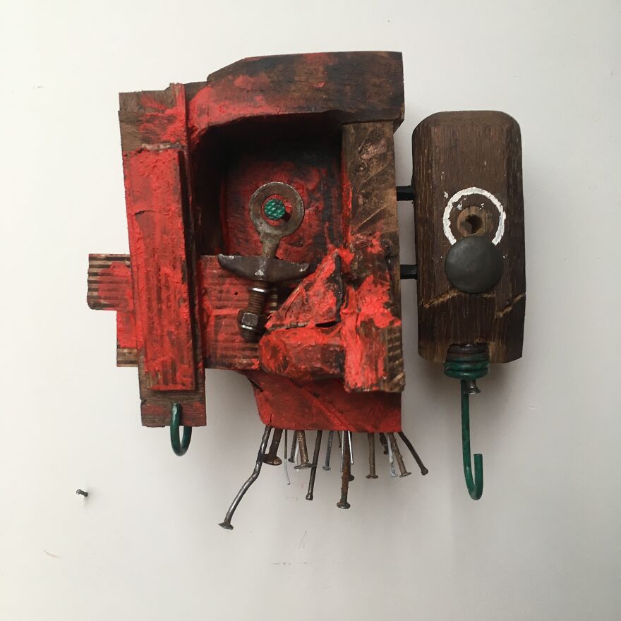 I Made Masks And Faces From Reclaimed Materials I Made Masks And Faces From Reclaimed Materials