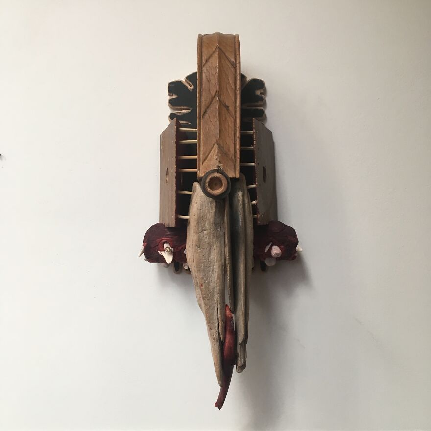 I Made Masks And Faces From Reclaimed Materials I Made Masks And Faces From Reclaimed Materials