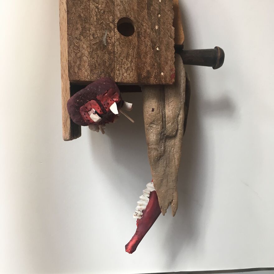 I Made Masks And Faces From Reclaimed Materials I Made Masks And Faces From Reclaimed Materials