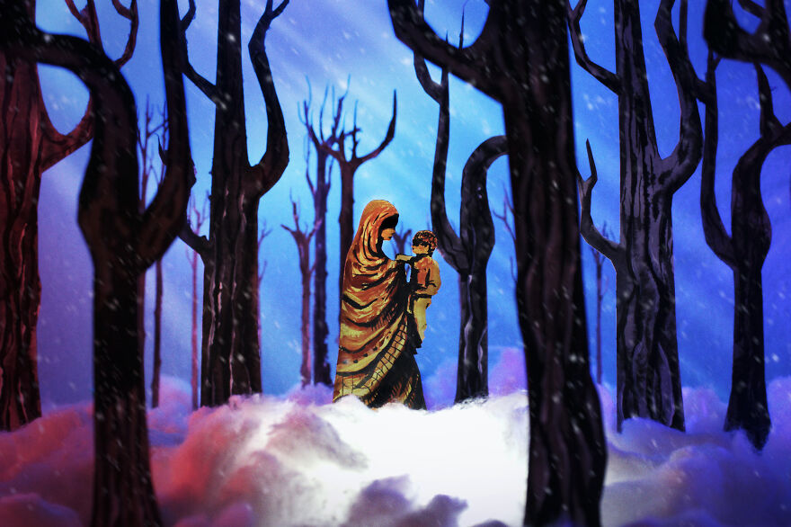 I've Been G(r)eeking Out Lately On Greek Mythology, So I Created These Stories In My Paper Theatre