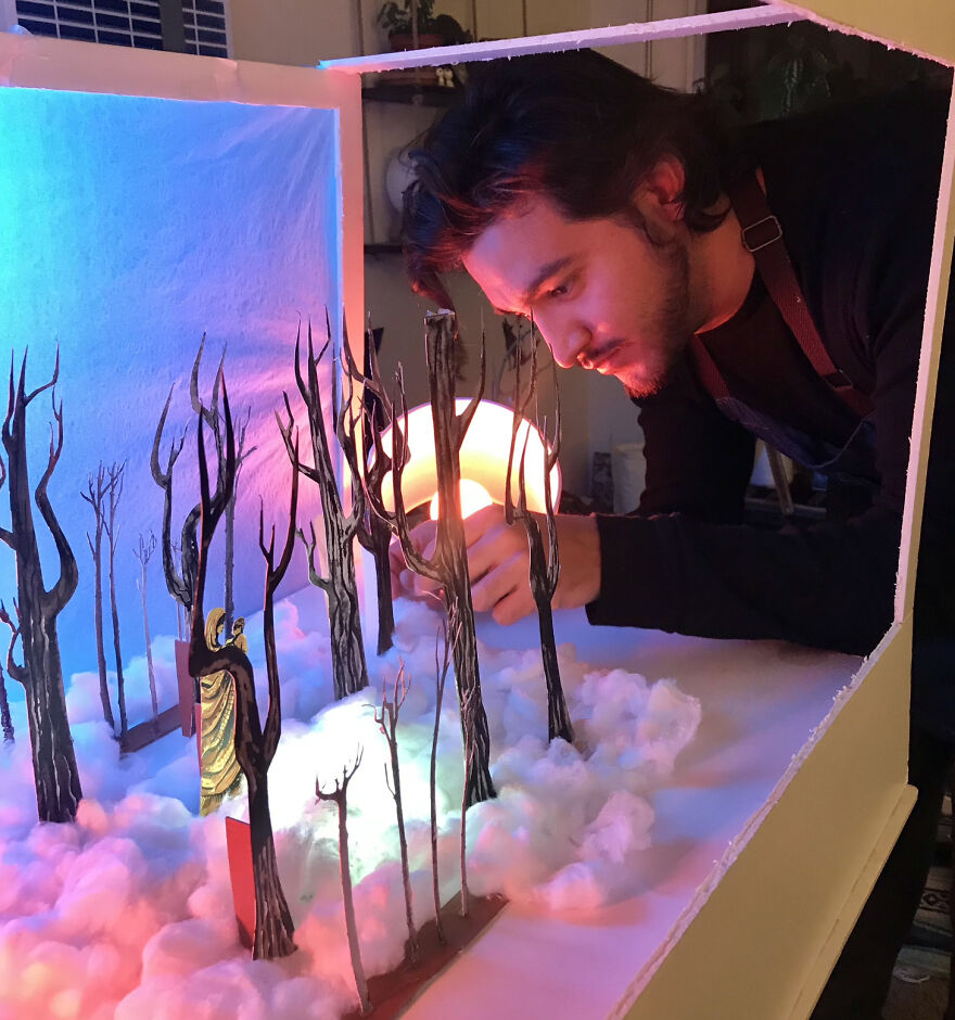 I've Been G(r)eeking Out Lately On Greek Mythology, So I Created These Stories In My Paper Theatre