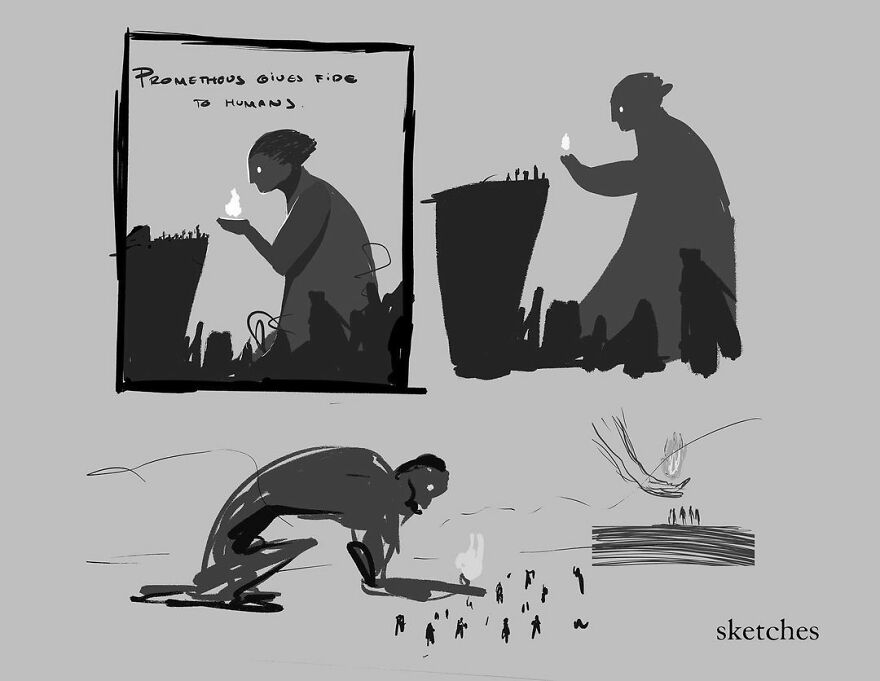 I've Been G(r)eeking Out Lately On Greek Mythology, So I Created These Stories In My Paper Theatre