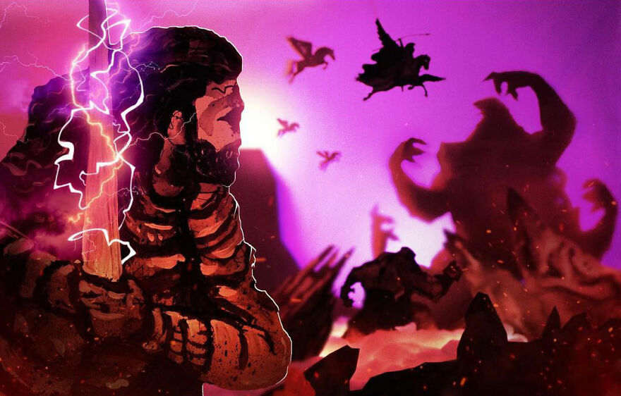 I've Been G(r)eeking Out Lately On Greek Mythology, So I Created These Stories In My Paper Theatre