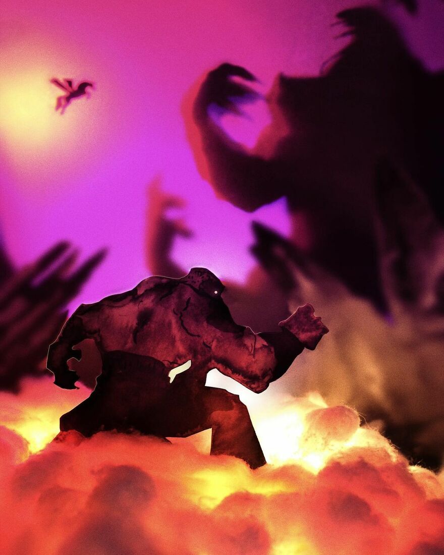 I've Been G(r)eeking Out Lately On Greek Mythology, So I Created These Stories In My Paper Theatre