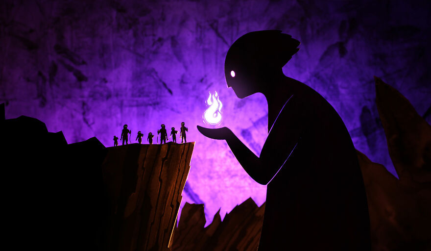 I've Been G(r)eeking Out Lately On Greek Mythology, So I Created These Stories In My Paper Theatre