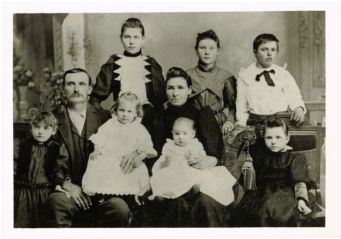 My Great-Great-Grandparents, Cicero And Mary Jane. They Were Married In 1878. I Believe The Girl On The Right Is My Great-Grandmother, Lula.