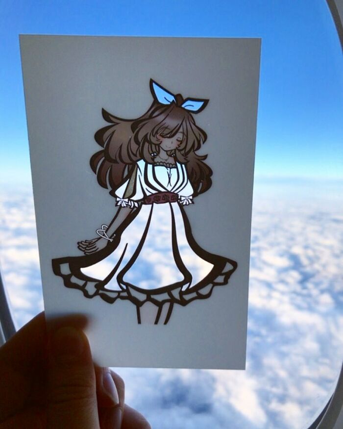 Japanese Artist Colors His Drawings With Real Landscapes