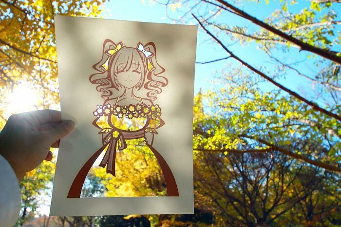 Japanese Artist Colors His Drawings With Real Landscapes