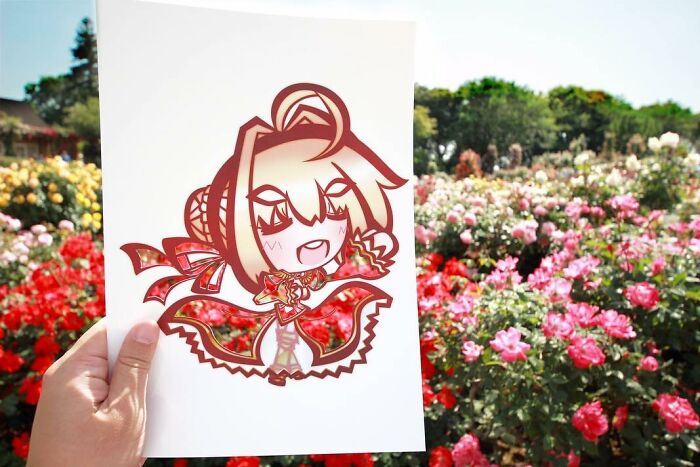 Japanese Artist Colors His Drawings With Real Landscapes