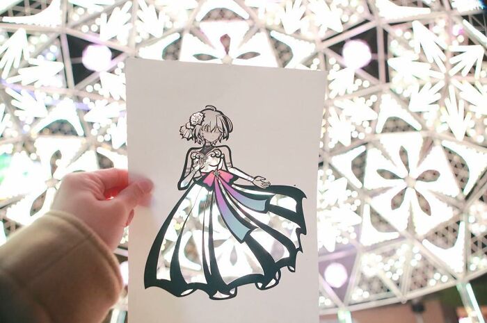 Japanese Artist Colors His Drawings With Real Landscapes