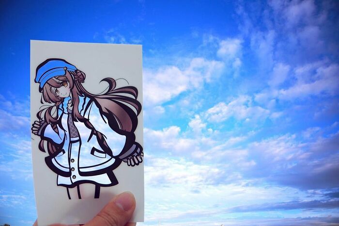 Japanese Artist Colors His Drawings With Real Landscapes