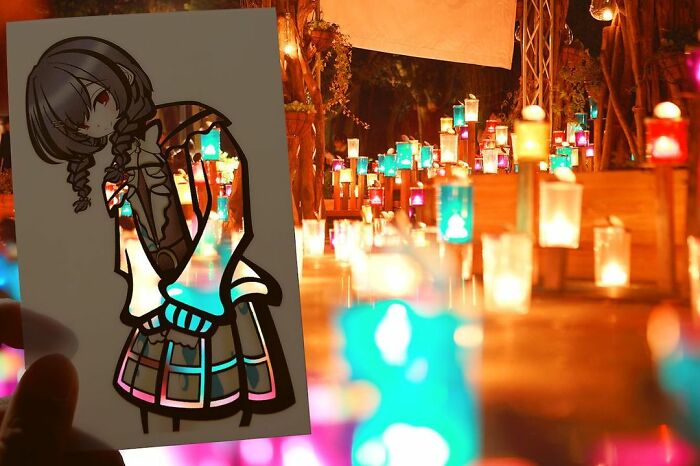 Japanese Artist Colors His Drawings With Real Landscapes