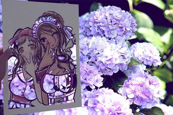 Japanese Artist Colors His Drawings With Real Landscapes